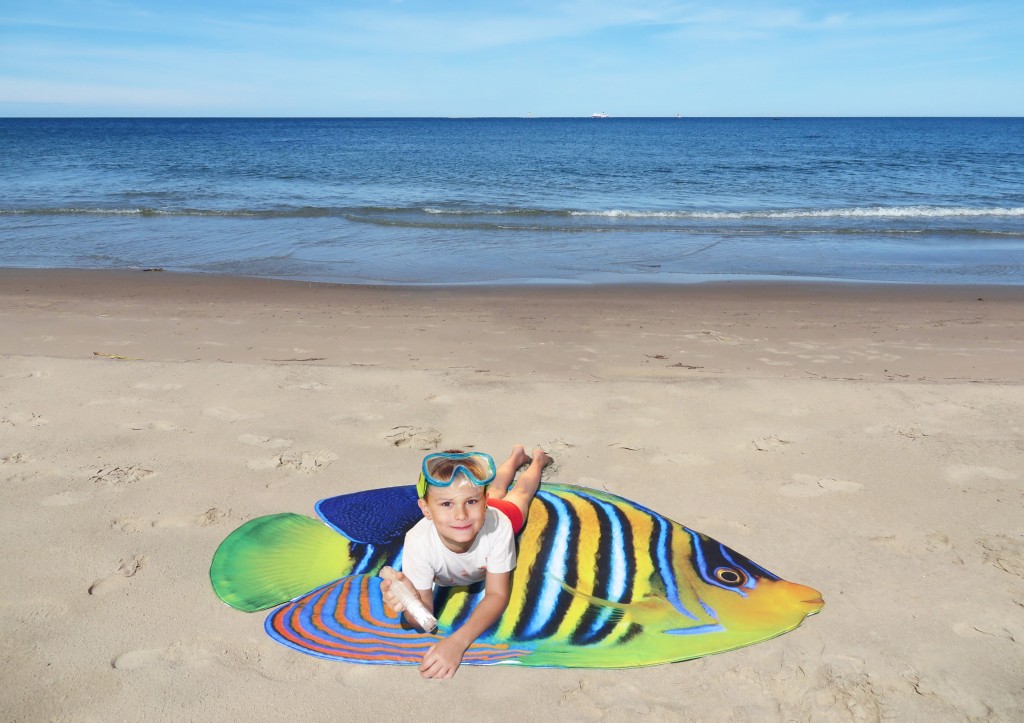 "SunFish" Beach Mat by Liivi Leppik