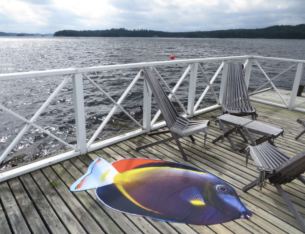 "SunFish" Beach Mat by Liivi Leppik