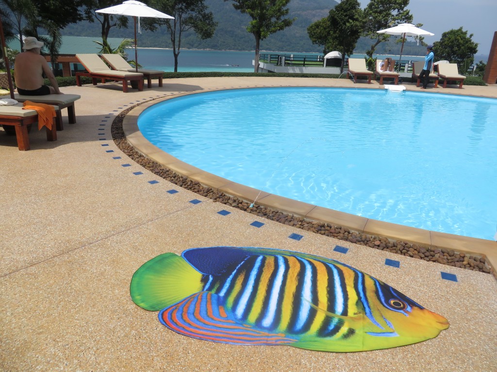 Royal Angelfish, Beach Mat by Liivi Leppik