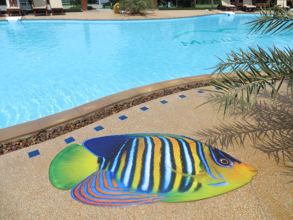 Royal Angelfish, Beach Mat by Liivi Leppik