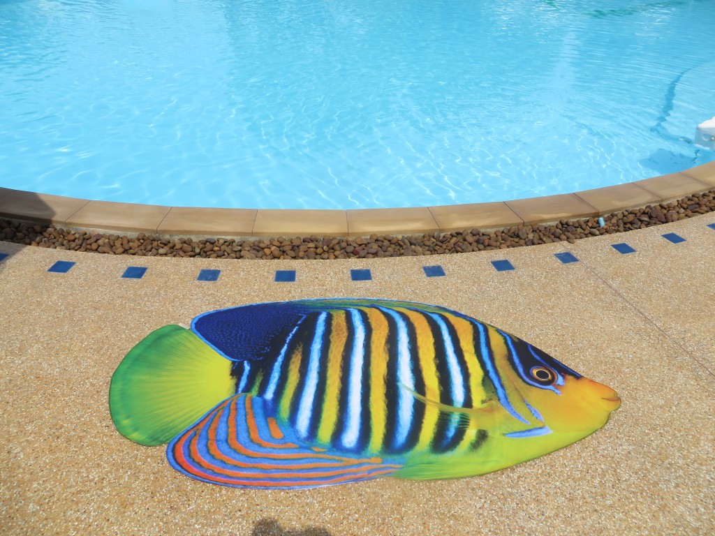 Royal Angelfish, Beach Mat by Liivi Leppik