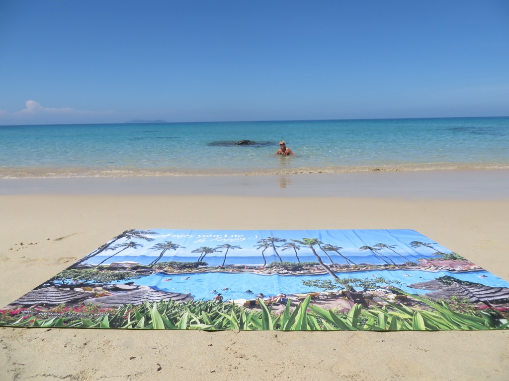 "Maui Paradise" Beach Blanket by Liivi Leppik