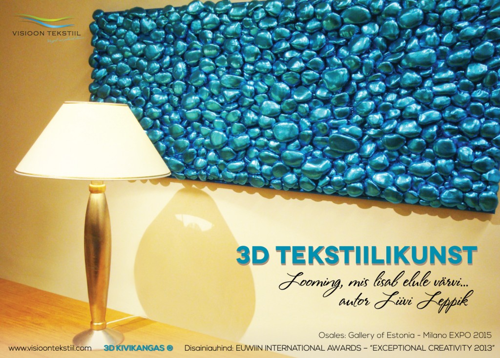 3D Textile Art, Textile Stones