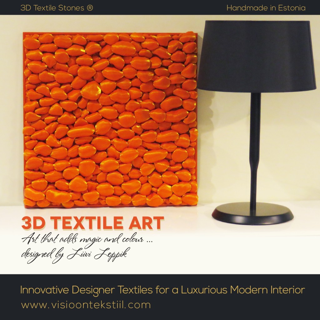 3D Textile Art, Textile Stones