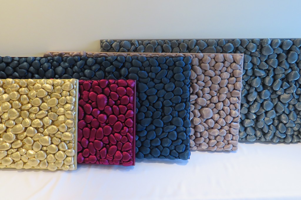 3D Textile Stones, different sizes